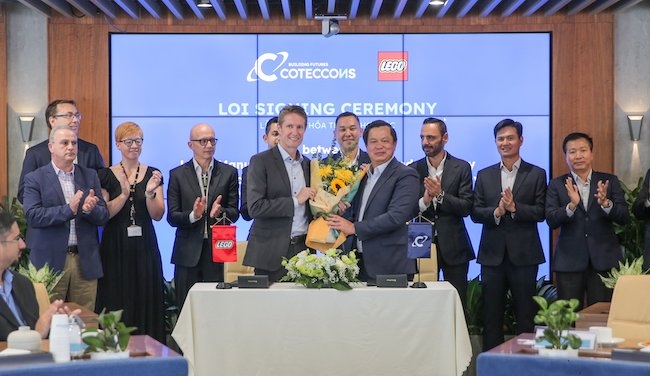 Coteccons làm tổng thầu dự án nhà máy LEGO Việt Nam