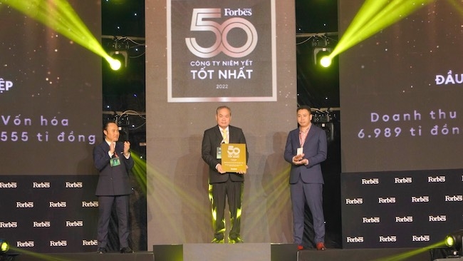 Becamex IDC năm thứ 2 được vinh danh Tốp 50 công ty niêm yết tốt nhất Việt Nam