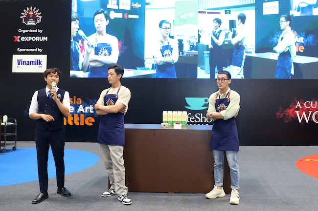 Vinamilk khẳng định vị thế trong pha chế tại đấu trường quốc tế Asia Latte Art Battle 1