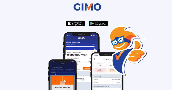 Startup ứng lương Gimo huy động thêm 1,9 triệu USD