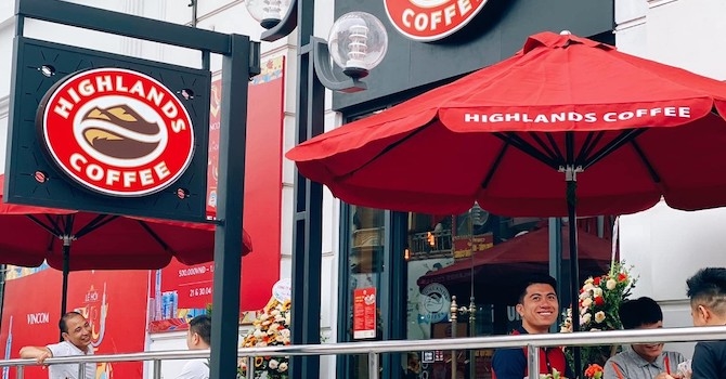 Jollibee muốn bán cổ phần chuỗi cà phê Highlands Coffee