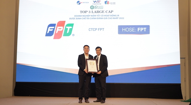 FPT giành cú đúp giải thưởng tại IR Awards 2022