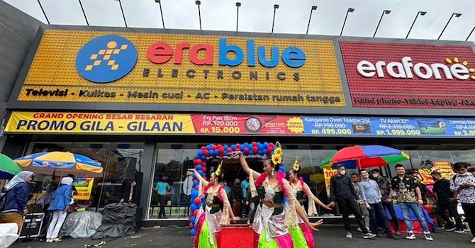 Thế Giới Di Động muốn có 500 cửa hàng điện máy Erablue tại Indonesia