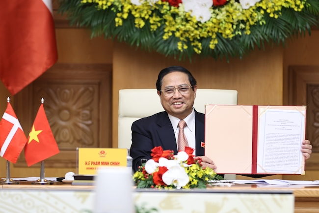 Việt Nam thiết lập quan hệ Đối tác chiến lược xanh với Đan Mạch