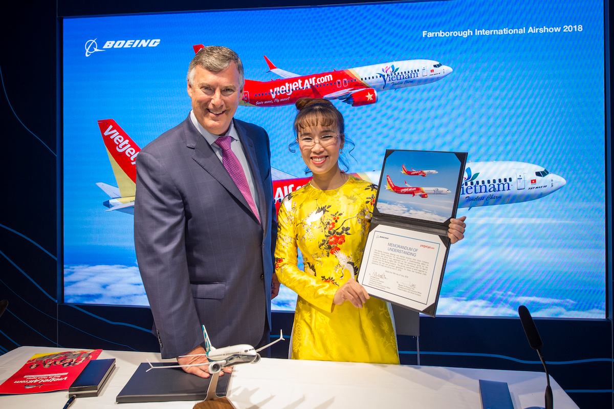Vietjet Air tăng tốc với hợp đồng đặt mua 100 máy bay Boeing