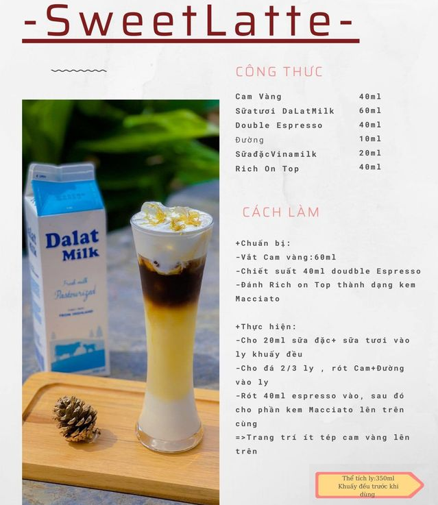 Mách bạn những công thức pha chế “bất bại” chuẩn nhà hàng với sữa tươi Dalatmilk 5