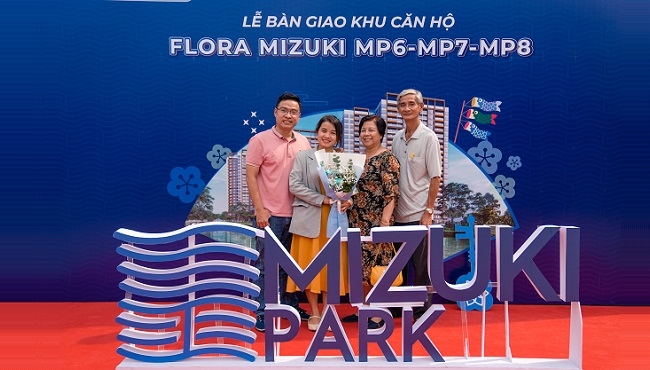 Nam Long bàn giao căn hộ Flora Mizuki MP6-7-8 vượt tiến độ