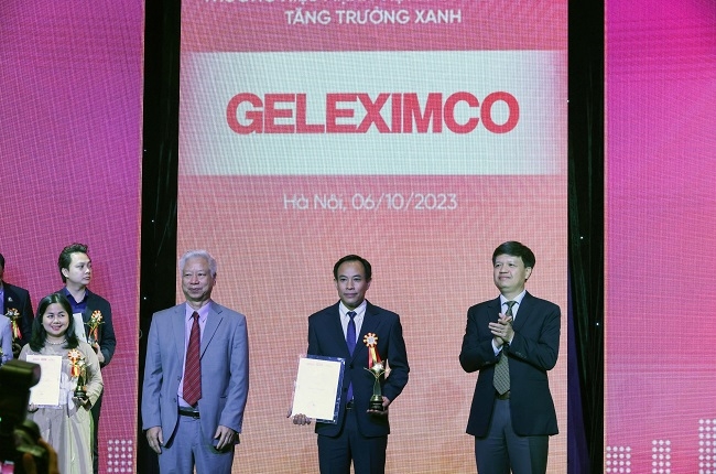 Tập đoàn GELEXIMCO giành “cú đúp” giải thưởng Thương hiệu Mạnh Việt Nam 2022-2023.