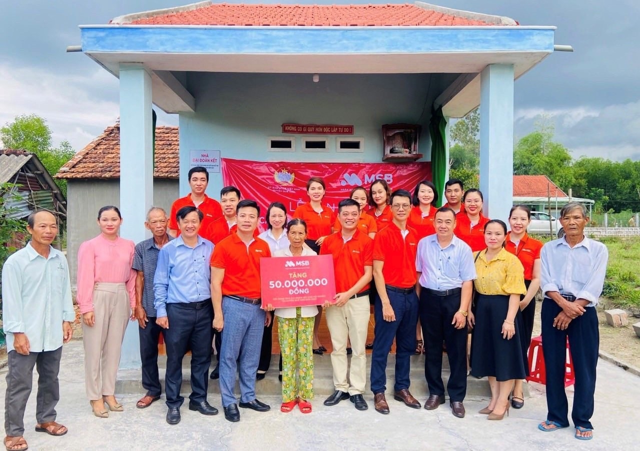 MSB bàn giao 100 căn nhà đại đoàn kết cho hộ nghèo tại Quảng Nam 1