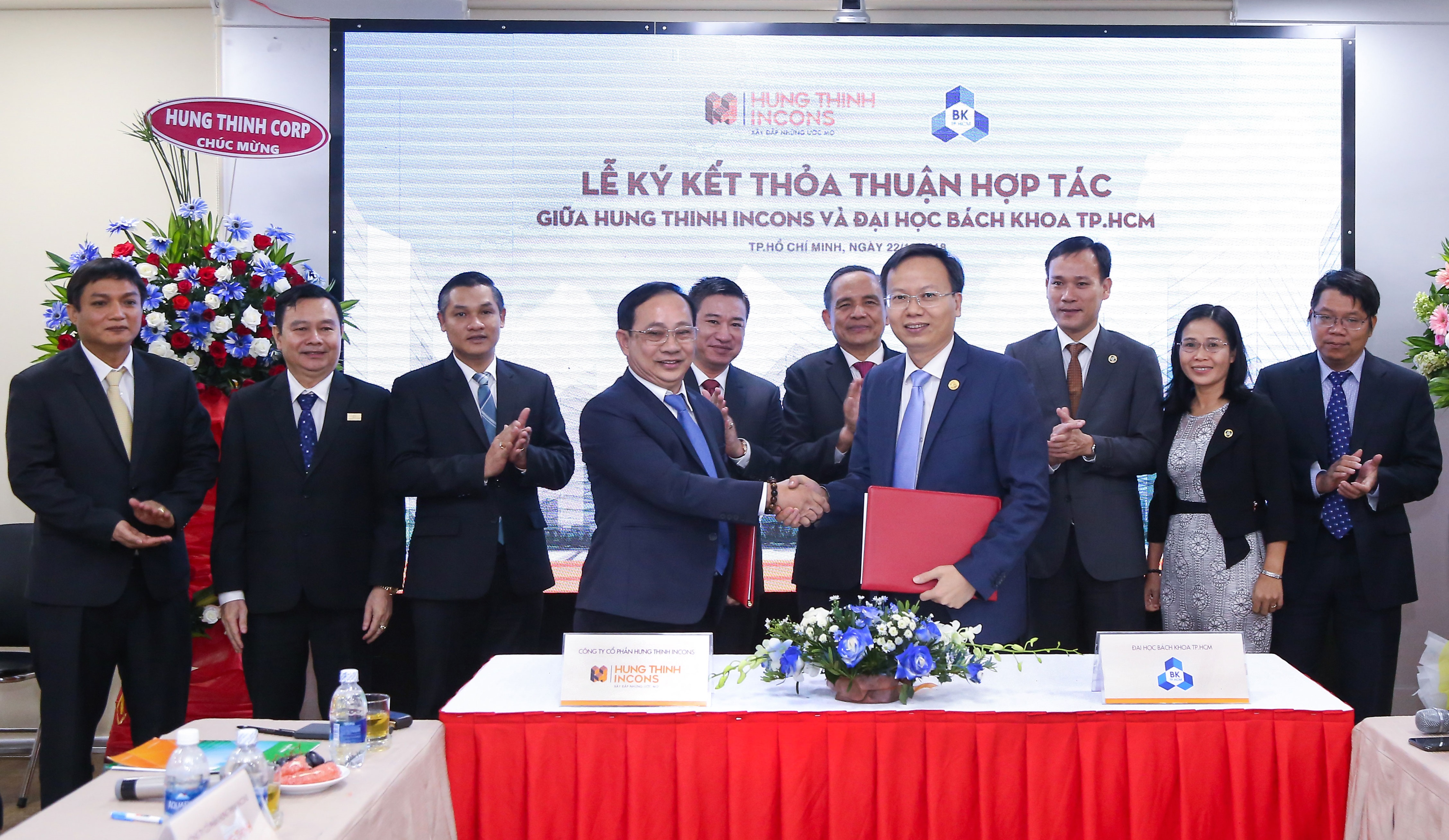 Hưng Thịnh Incons ký kết hợp tác cùng Trường Đại học Bách Khoa TP.HCM
