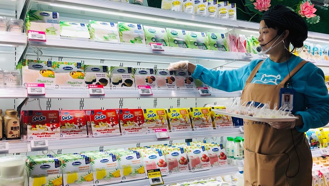 Sữa chua Vinamilk đã có mặt tại siêu thị thông minh Hema của Alibaba tại Trung Quốc 1
