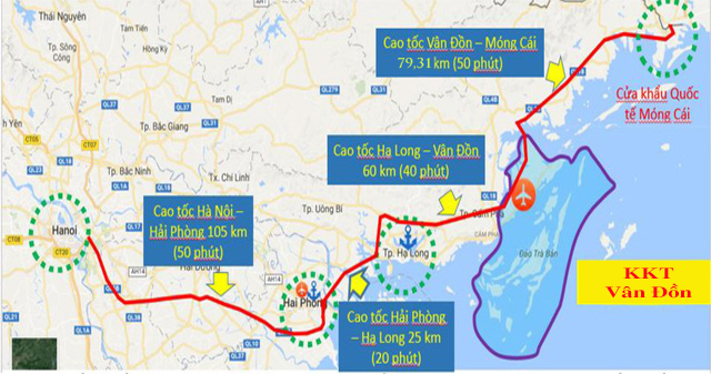 Quảng Ninh khởi công dự án cao tốc Vân Đồn - Móng Cái hơn 11.000 tỷ
