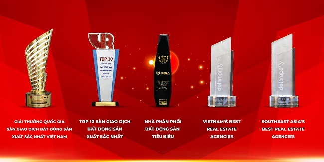 DKRA Vietnam đạt giải “Nhà phân phối bất động sản tiêu biểu” 3 năm liên tiếp 2