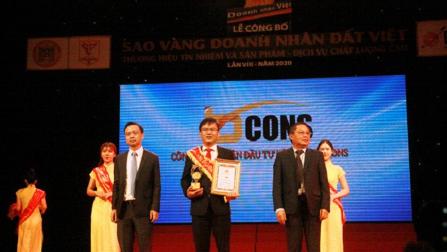 Bcons - Thương hiệu được vinh danh giải thưởng Sao Vàng Đất Việt năm 2020 1