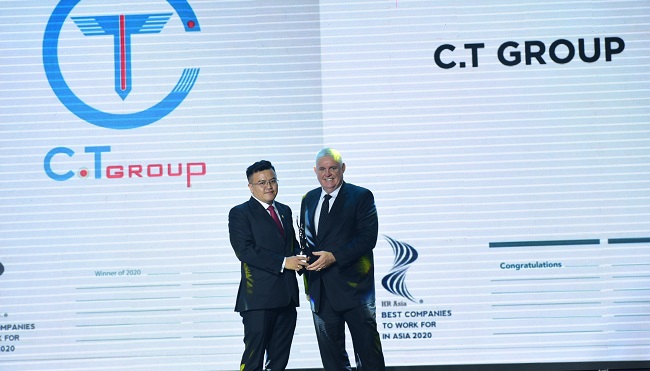 Tập đoàn C.T Group nhận giải 'Nơi làm việc tốt nhất châu Á'