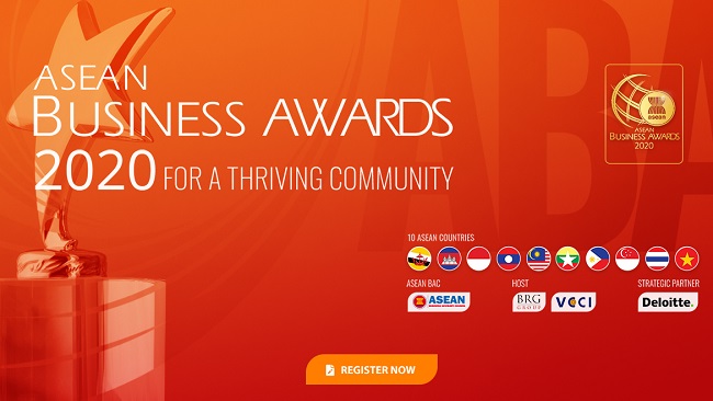 ASEAN Business Awards 2020 bắt đầu nhận hồ sơ đăng ký của doanh nghiệp