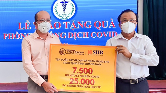 “Bầu Hiển” ủng hộ hàng ngàn kit xét nghiệm cho Quảng Nam chống dịch