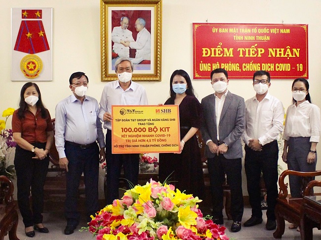 T&T Group và SHB hỗ trợ 30 tỷ đồng giúp Ninh Thuận và Đồng Nai chống dịch 1