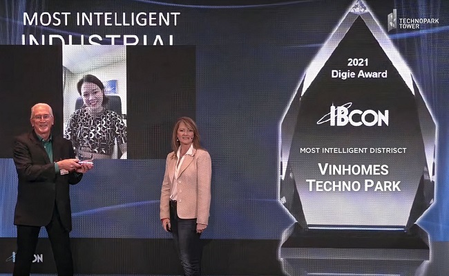 TechnoPark Tower nhận giải 'Trung tâm thông minh nhất' tại IBcon Digie Awards