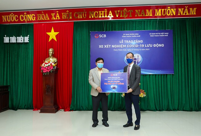 SCB tặng 3 xe xét nghiệm Covid-19 lưu động cho Hà Nội, Nam Định và Thừa Thiên Huế