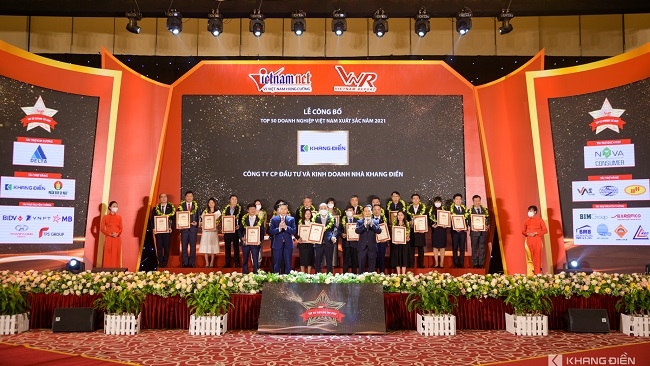 Khang Điền 3 năm liên tiếp đạt Top 50 doanh nghiệp xuất sắc nhất Việt Nam