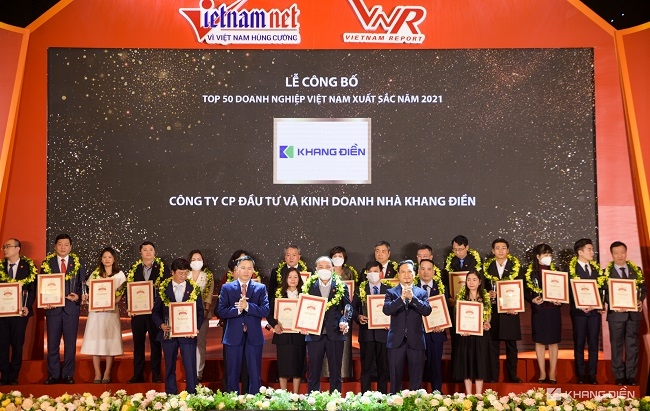 Khang Điền 3 năm liên tiếp đạt Top 50 doanh nghiệp xuất sắc nhất Việt Nam 1
