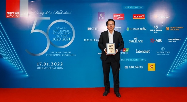 Khang Điền đạt Top 50 công ty kinh doanh hiệu quả nhất Việt Nam 2020 - 2021 1