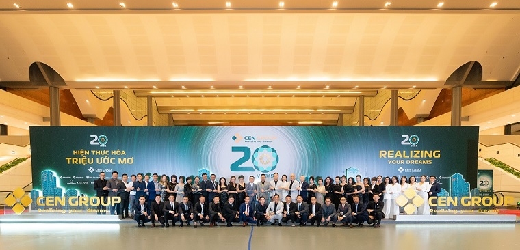 Cen Group công bố nhận diện thương hiệu mới nhân 20 năm thành lập 2