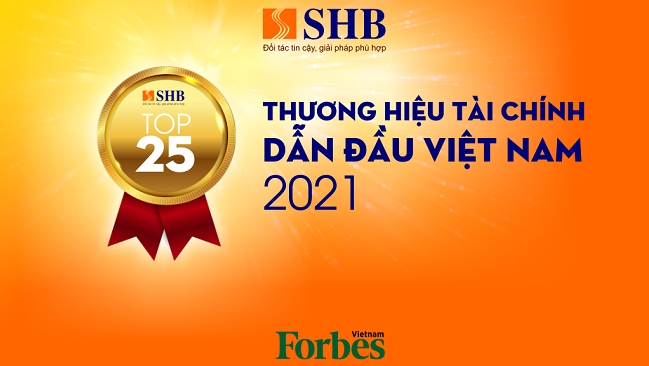 SHB được vinh danh trong Top 25 thương hiệu tài chính dẫn đầu Việt Nam 1
