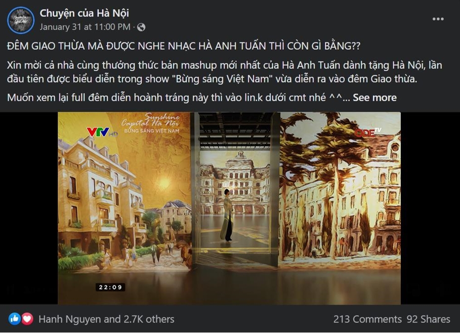 “Bừng sáng Việt Nam 2022” đạt 1,5 triệu view sau 3 ngày đăng tải trên Youtube 2
