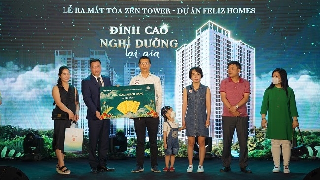Sôi động giao dịch tại lễ mở bán tòa tháp xanh Zen Tower – Feliz Homes 1