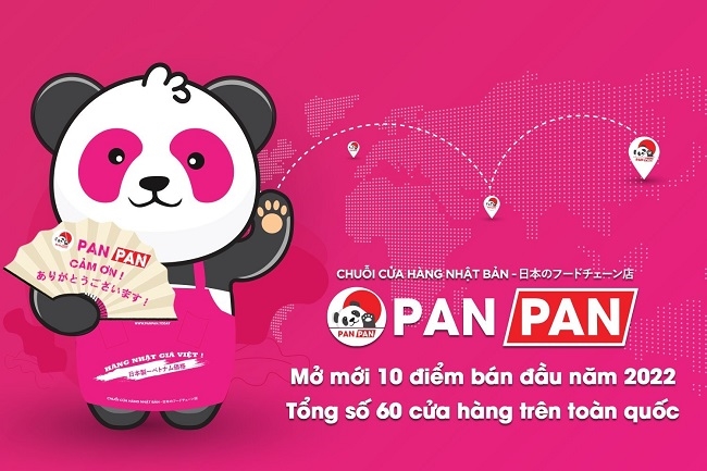 Hệ thống cửa hàng Nhật PANPAN mở mới hơn 10 điểm bán trong 6 tháng