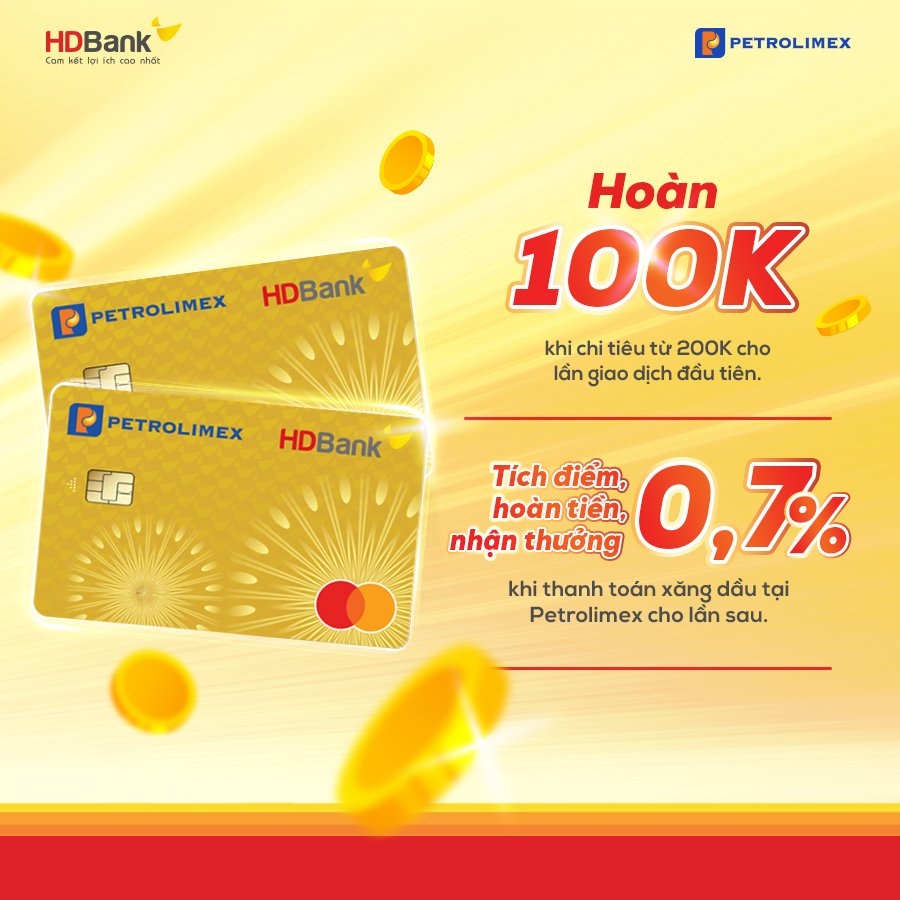 Bật mí cách hoàn được nhiều tiền nhất khi dùng thẻ HDBank Petrolimex 4 trong 1 2