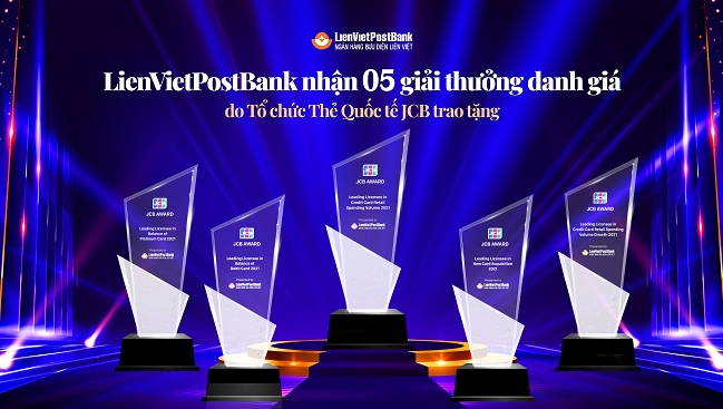 LienVietPostBank nhận 5 giải thưởng lớn từ Tổ chức Thẻ quốc tế 1