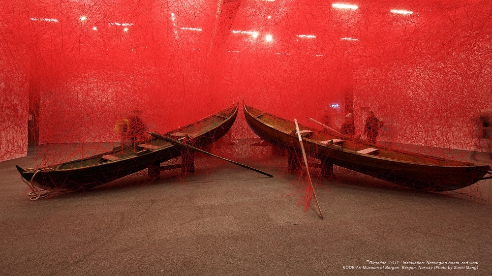 Mở cửa triển lãm sắp đặt 'thủy triều cảm xúc' của nghệ sĩ Chiharu Shiota tại Việt Nam
