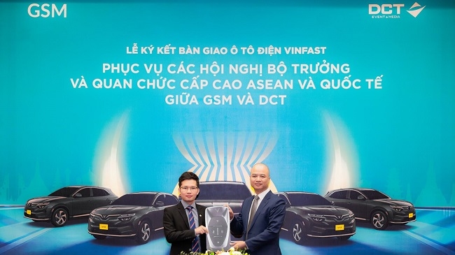 GSM cung cấp ô tô điện VinFast cho hội nghị Bộ trưởng ASEAN