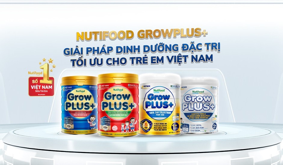 Giải mã lý do Nutifood GrowPLUS+ là nhãn sữa trẻ em 'quốc dân' 2