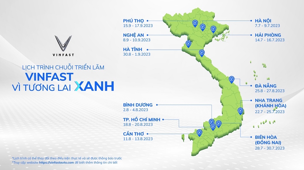 Triển lãm 'VinFast - Vì tương lai xanh' tại Hà Nội: Ra mắt bộ tứ xe điện VinFast mới 2