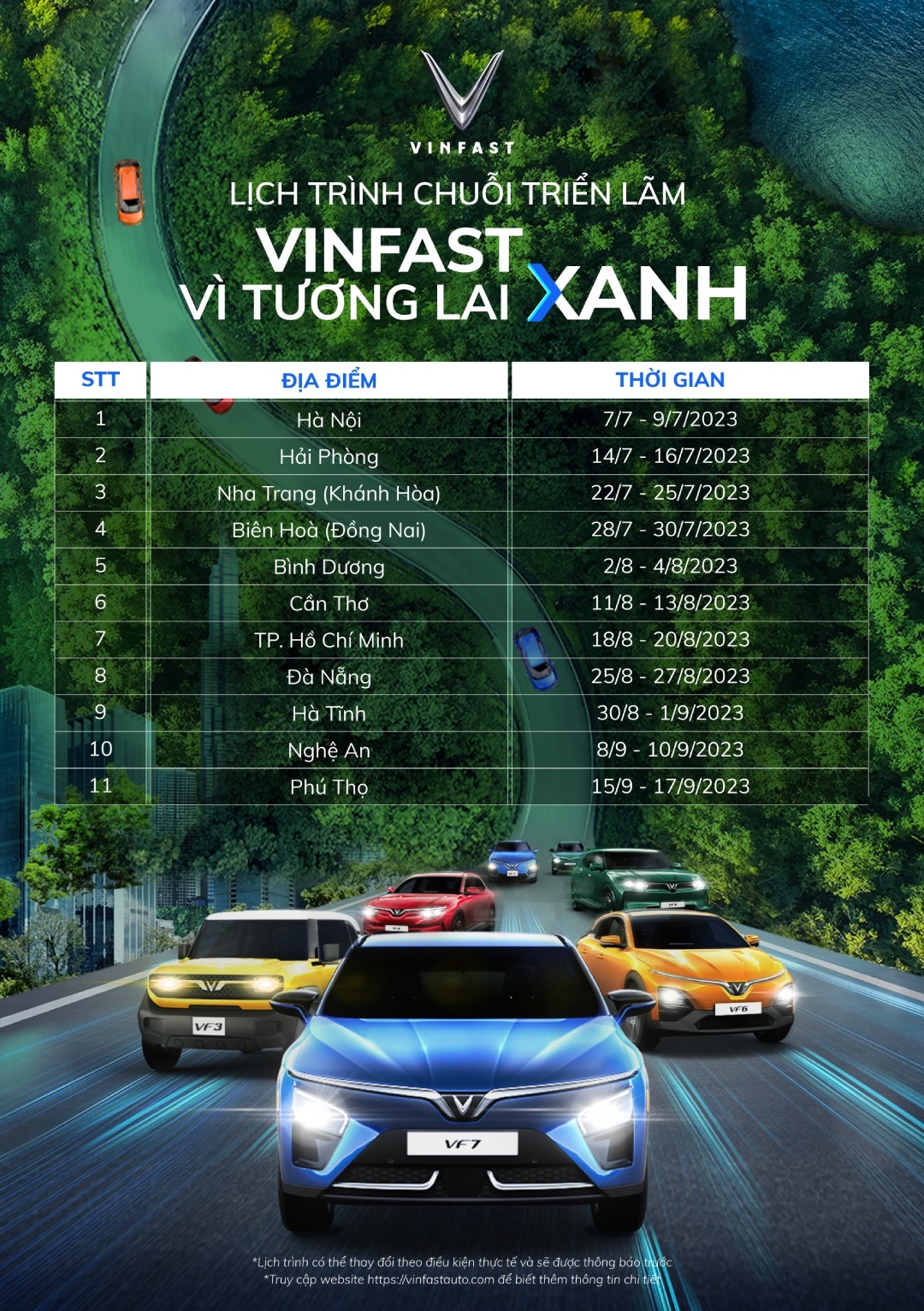 Triển lãm 'VinFast - Vì tương lai xanh' tại Hà Nội: Ra mắt bộ tứ xe điện VinFast mới 1