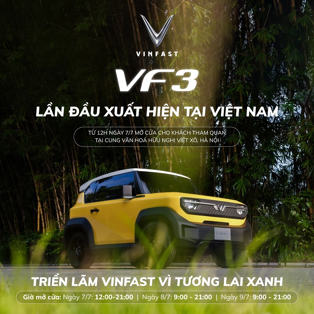 Triển lãm 'VinFast - Vì tương lai xanh' tại Hà Nội: Ra mắt bộ tứ xe điện VinFast mới