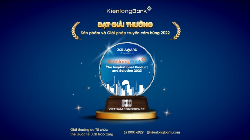 KienlongBank nhận giải thưởng 'Sản phẩm và giải pháp truyền cảm hứng 2022'
