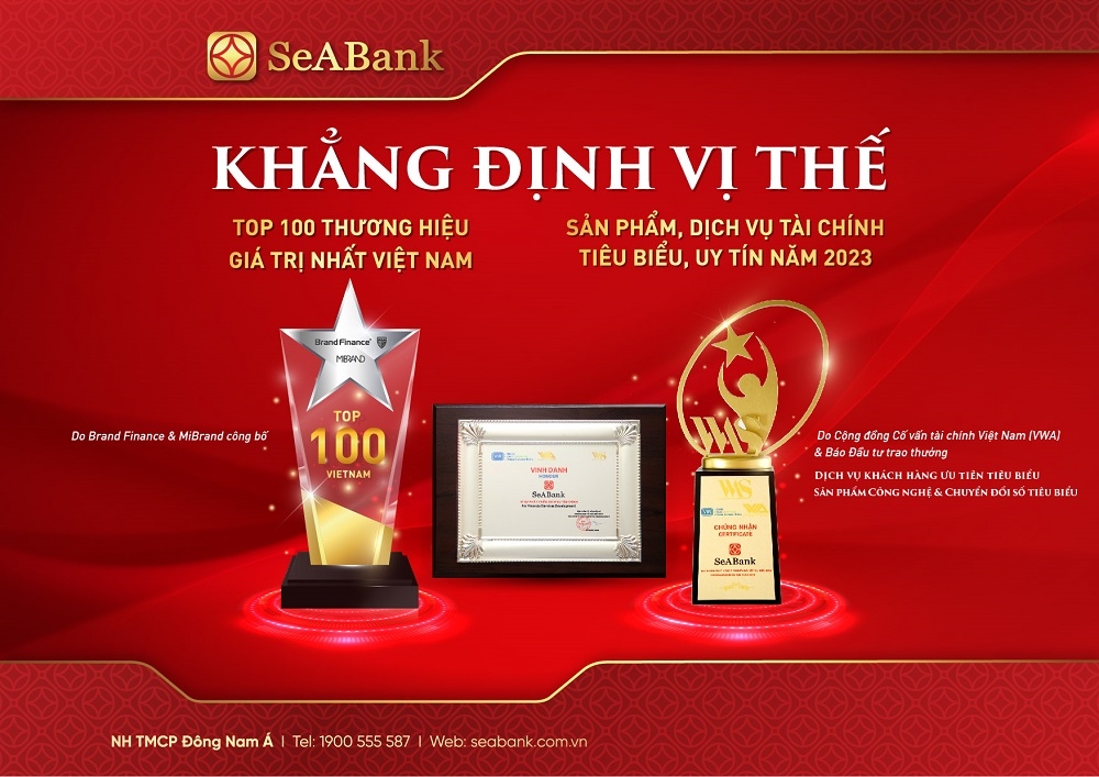 SeABank trong Top 100 thương hiệu giá trị nhất Việt Nam