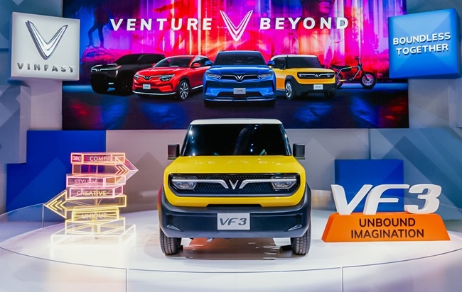 VinFast ra mắt toàn cầu mẫu xe đô thị VF3