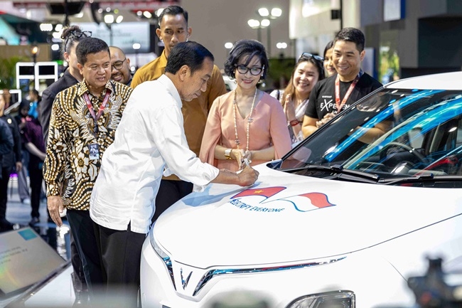 Màn ra mắt ấn tượng của VinFast tại Triển lãm Ô tô quốc tế Indonesia 1