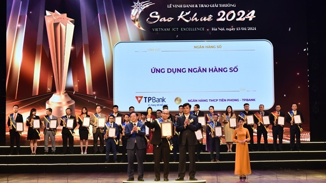 Ba hạng mục danh giá gọi tên TPBank tại lễ vinh danh và trao giải thưởng Sao Khuê 2024