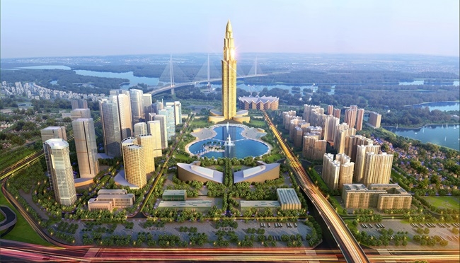 Tổ chức cuộc thi kiến trúc tháp tài chính 108 tầng dự án thông minh Bắc Hà Nội 4