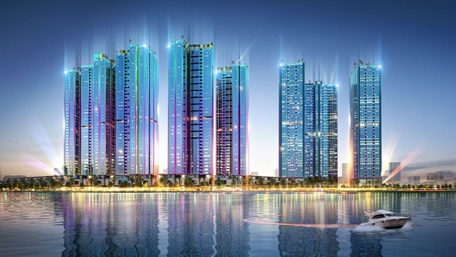 Tổ hợp cao tầng Sunshine Sky City sẽ cất nóc thêm ba tòa tháp từ giữa tháng 4/2024 1