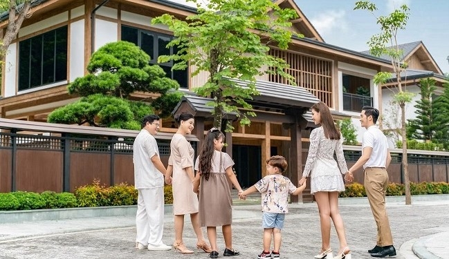 Sun Onsen Village – Limited Edition tái hiện kiến trúc Wabi Sabi trong từng căn biệt thự. Ảnh Sun Property