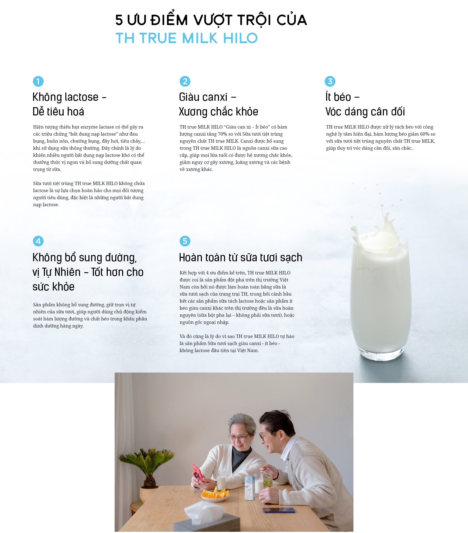 TH true MILK HILO: Sữa tươi sạch giàu canxi – ít béo – không lactose lần đầu tiên tại Việt Nam 3