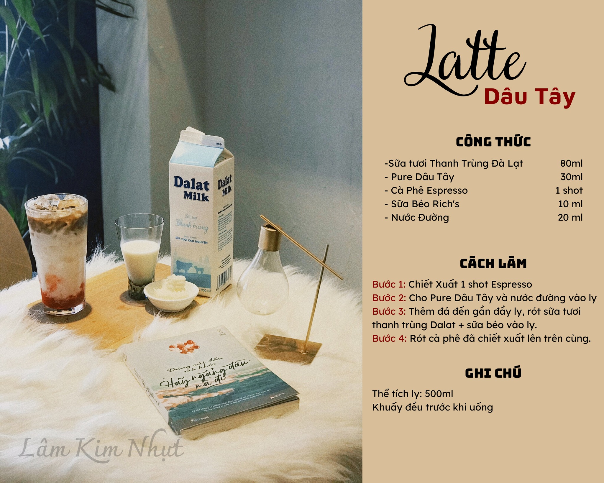 Mách bạn những công thức pha chế “bất bại” chuẩn nhà hàng với sữa tươi Dalatmilk 4